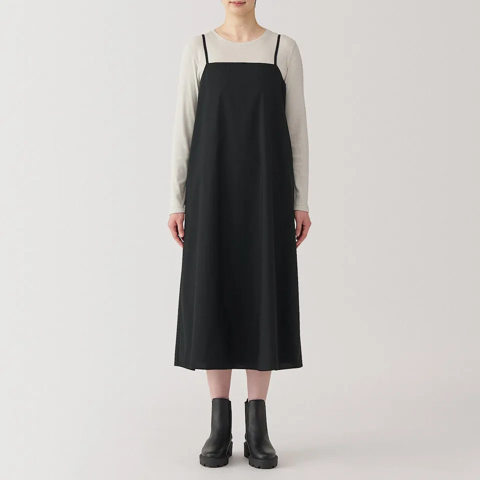 Women's Quick Dry Cotton Blend Cami Midi Dress